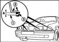 13.7 Снятие и установка переднего бампера БМВ 5 (E39)