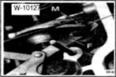 27.11.2 Снятие свечей зажигания БМВ 5 (E34)