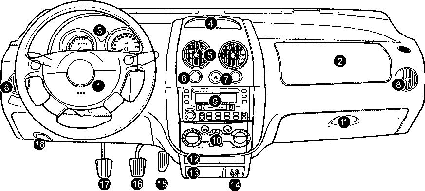 1.6.1 ������������ ���������� ����, �������������� � �������� Chevrolet Aveo 2003-2008