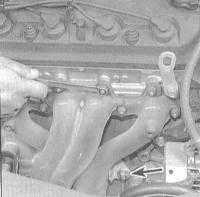 3.1.8 Снятие и установка выпускного коллектора Хонда Аккорд 1998