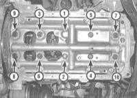 3.3.23 Установка коленчатого вала и проверка рабочих зазоров коренных Хонда Аккорд 1998