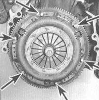 8.5 Снятие, проверка состояния и установка компонентов сборки сцепления Хонда Аккорд 1998