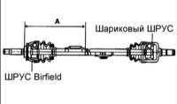 13.4 вал со ШРУСами Birfield (B. J.) и трипоидного типа (T. J.) Хендай Элантра