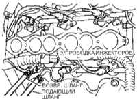 4.5 Снятие и установка впускного трубопровода Инфинити QX4 1998-2004