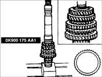 9.13 Вторичный вал коробки передач BF DOHC Киа Сефия