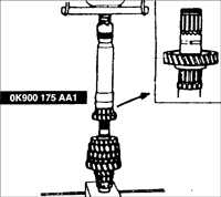 9.14 Вторичный вал коробки передач TE DOHC Киа Сефия
