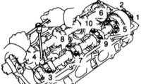 4.7 Снятие, разборка, проверка, сборка и установка головки цилиндров и её компонентов Лексус RX300