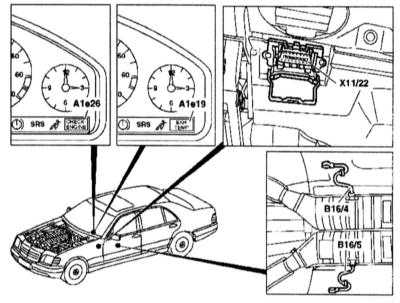 6.5.1 Системы управления впрыском топлива и зажиганием ME-SFI и LH-SFI   (12-цилиндровые бензиновые двигатели) Mercedes-Benz W140