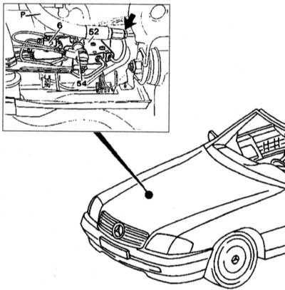 12.3.11 Регулятор клиренса передней подвески - детали установки Mercedes-Benz W140