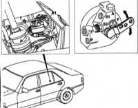 12.4.8 Снятие и установка блока управления клиренсом задней подвески Mercedes-Benz W140
