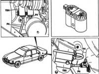 12.4.9 Демпферные клапаны - детали установки Mercedes-Benz W140