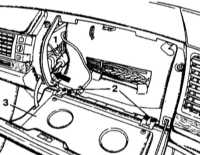 13.37 Крышка вещевого ящика - детали установки Mercedes-Benz W140