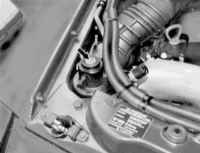 5.2.9 Проверка уровня хладагента в рабочем тракте системы К/В Mercedes-Benz W463
