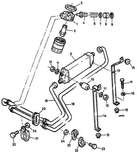 4.2.18 Система смазки и система вентиляции картера Opel Kadett E