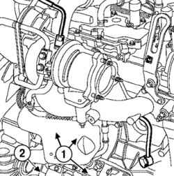 2.6.6 Снятие и установка стартера (двигатель F4R) Renault Megane 2