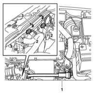 4.1.4 Снятие и установка сборки вентиляторов радиатора Saab 95