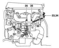 5.5.2 Снятие и установка компонентов системы выпуска ОГ Saab 95