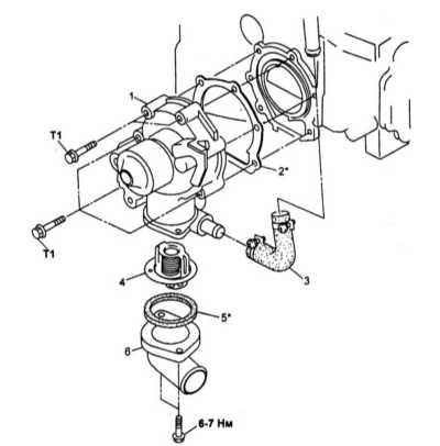 5.7 Снятие, проверка и установка водяного насоса Subaru Forester