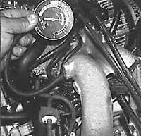 3.16.3 Проверка двигателя с помощью вакуумметра Субару Легаси 1990-1998 г.в.