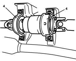 3.4.10 Снятие и установка карданного вала Suzuki Liana