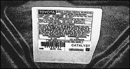 7.1 Системы снижения токсичности отработанных газов Toyota Camry