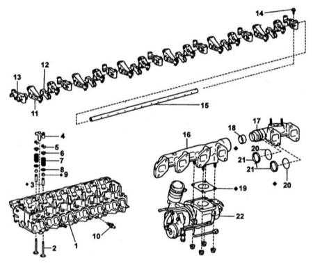 4.3.12 Снятие, установка, разборка и сборка головки цилиндров Toyota Land Cruiser